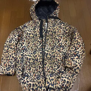 GAP 레오파드 무늬 다운 자켓 XS