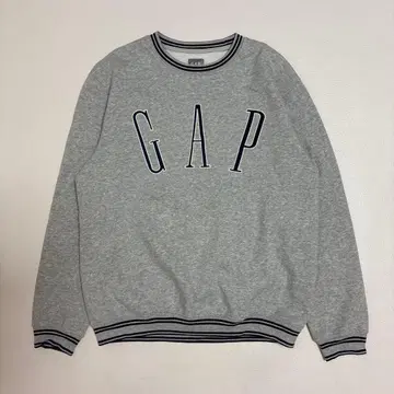 GAP 아치 로고 크루넥 맨투맨 속기모