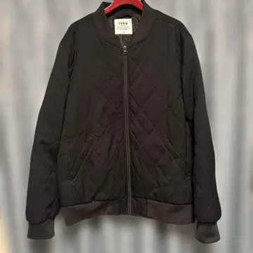ikka 블랙 퀼팅 자켓 XL