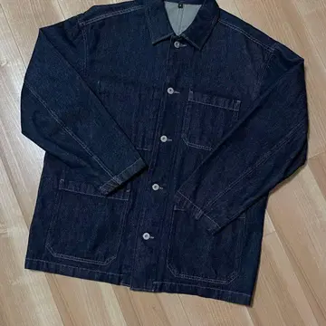 MUJI 무인양품 나무 열매로 만든 카포크 혼방 데님 커버올