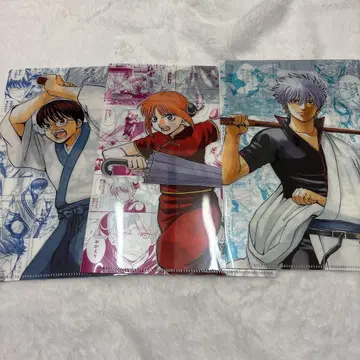 은혼전 A5 클리어 파일 긴토키 카구라 신파치