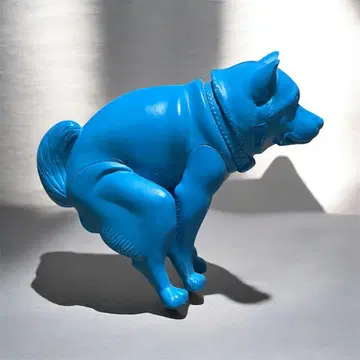 이키무 이누 파랑 PVC판 가챠가챠