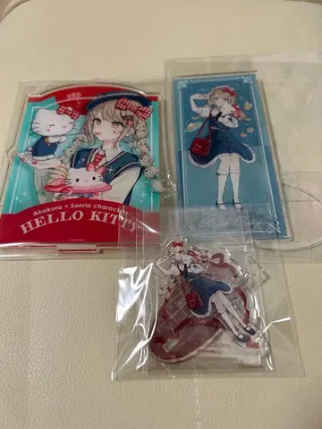 아카쿠라 아크릴 스탠드 산리오 헬로키티