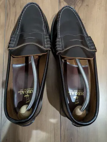 컨디션 최상 [리갈] 로퍼 가죽 다크 브라운 26.5 2177