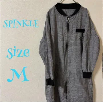 SPINKLE 체크 무늬 롱 원피스 M