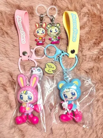 메조피아노 시크릿 캐릭터 참 표식 액세서리 4점 세트