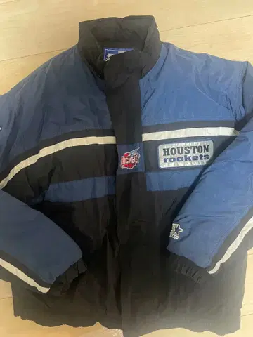 90s STARTER NBA 휴스턴 로케츠 바시티 자켓 M 사이즈