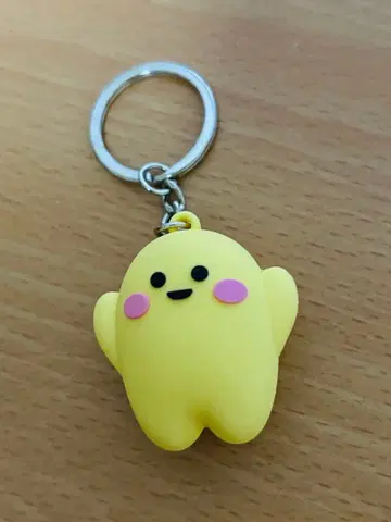 오사카 만박 독일관 한정판 서큘러짱 키링 옐로우 컬러