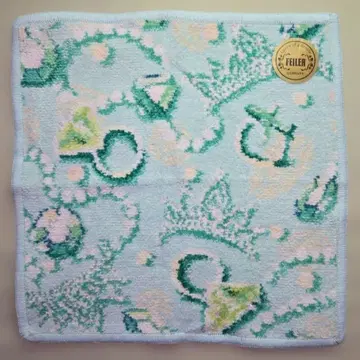 페이러 타월 손수건 썸씽 그린 미사용 새상품