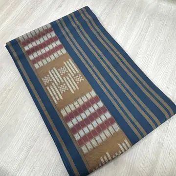 [ 전체 길이 367cm ] 전통 패턴 파란색 스트라이프 무늬