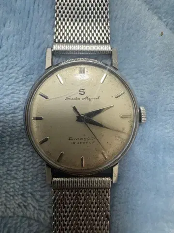 Seiko Marvell Diashock 수동 와인딩 시계