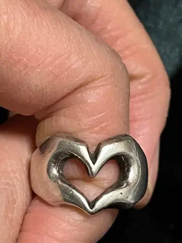 70~90s를 중심으로 한 빈티지 주얼리 실버 하트형 반지 925