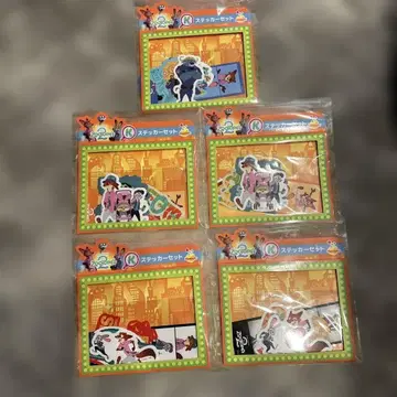 주토피아 1번 복권 K상 스티커 세트