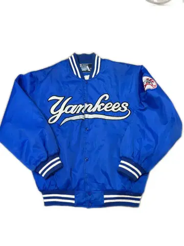 Yankees 센터 로고 바시티 자켓