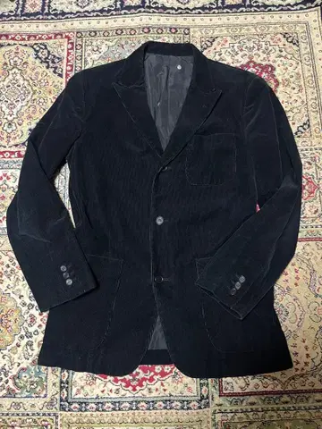 초기 SOPHNET. 블랙 코듀로이 테일러드 자켓