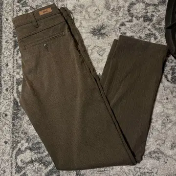 데니스라 슬림 테이퍼트 슬랙스 데님 팬츠 비즈니스 캐주얼