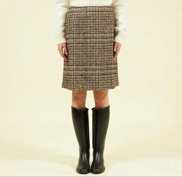 [거의 미사용] 매킨토시 철학 트위드 스커트