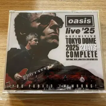 Oasis live '25 Definitive Tokyo Dome CD