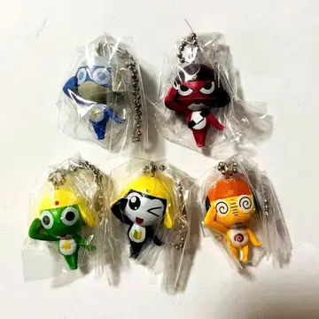 개구리 중사 케로로 마스코트 구미 5개 세트