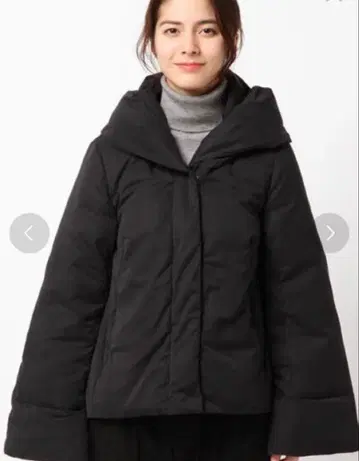 백 넘버 다운 자켓 M 블랙