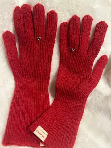 STAND OIL Clove 스탠드 오일 장갑 빨간색 크리스마스