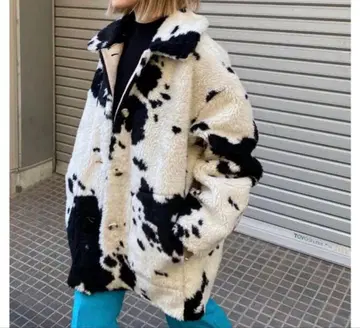 [컨디션 최상] SLY 소 패턴 보아 자켓