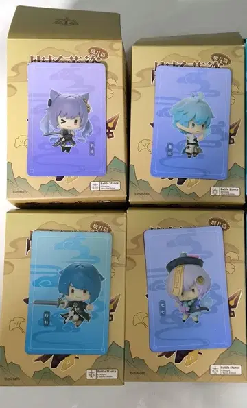 miHoYo 원신 전장의 영웅 모습 컬렉션 피규어 묶음 판매