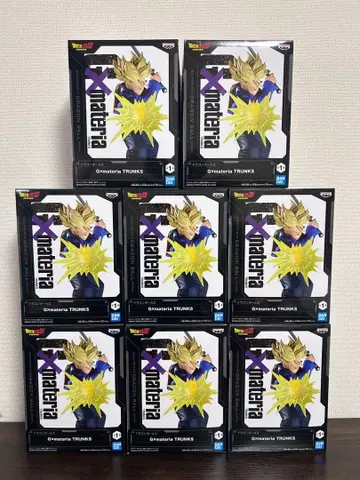 드래곤볼Z Gxmateria TRUNKS 피규어 8개 세트