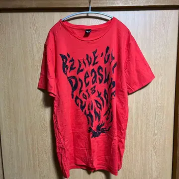 B'z Pleasure 2018 HINOTORI XL 빨간색 티셔츠