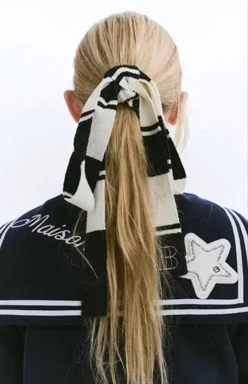 bibiy. B. RIBBON TIE 새상품 BORDER