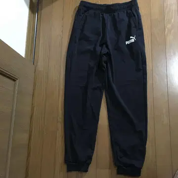 겨울 상품 미사용 푸마 저지 남성용 M 블랙 x 속기모