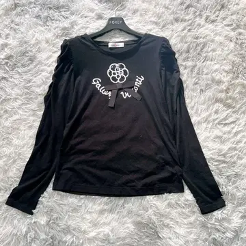 갤러리 비스콘티 2 긴팔 티셔츠 까멜리아 리본 외출 레이온