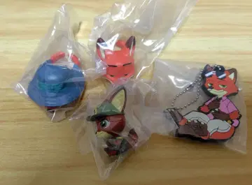 주토피아 2 닉 패션 반지 기다림 러버 키링