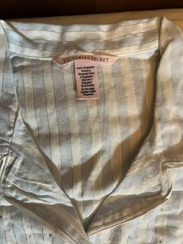 빅토리아 시크릿 스트라이프 파자마 세트