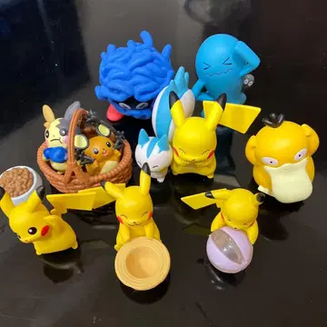 포켓몬 피규어 세트 10개 가챠 나란히 체조 마스코트 등