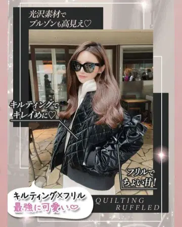 RADY 레이디 프릴 블루종 블랙 [ S ]