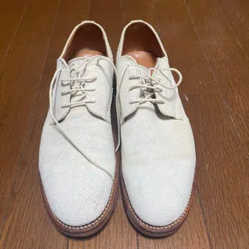 90s 화이트 스웨이드 옥스퍼드 신발