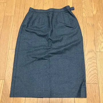 Leilian 레리안 울 타이트 스커트 9호 그레이 고급 일본제