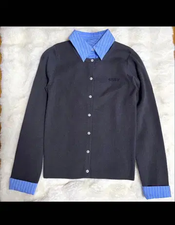 eimy 그레이 니트 스웨터 긴팔