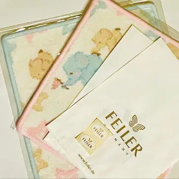 미사용 새상품 FEILER 페이러의 타월 손수건 TARA 타라입니다