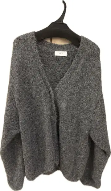 kagure 그레이 V넥 가디건 긴팔