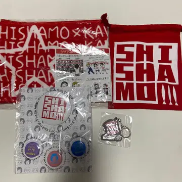 SHISHAMO 굿즈 묶음 판매 (타월, 복조리, 키링, 캔뱃지)