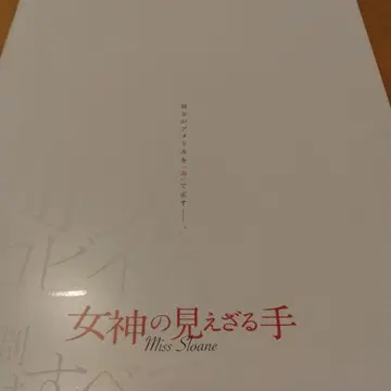 [ 여신의 보이지 않는 손 ] 영화 팜플렛