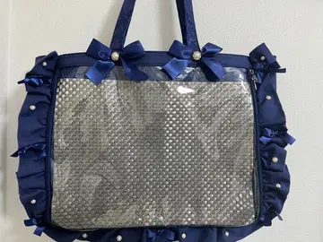 A3 프릴 디자인 이타백용 토트백 5주년 ver [ 네이비 ]