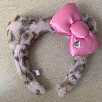 유니버셜 키티 레오파드 무늬 머리띠
