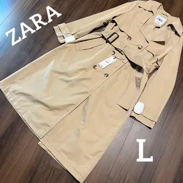 [택 포함 새상품] 정가 17990엔 ZARA 트렌치코트 L 베이지