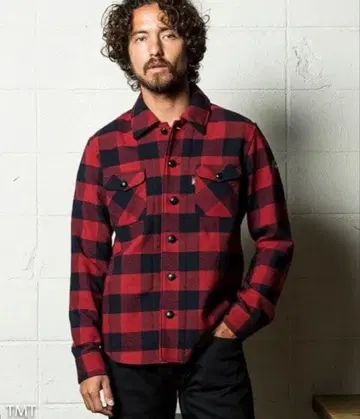 TMT 버팔로 체크 셔츠 자켓