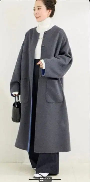 simplicite 블렌드 리버서블 코트