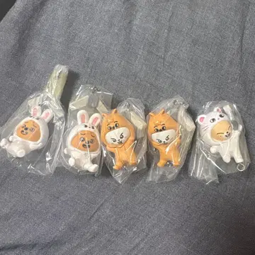 스키즈 skzoo 집게로 이어 붙이는 마스코트 폭시니 5점