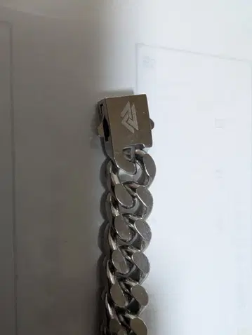 미사용 새상품 스테인리스 스틸 체인 팔찌